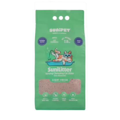 Sunilitter Fresh 7,5 kg (arena aglutinante aroma fresco)