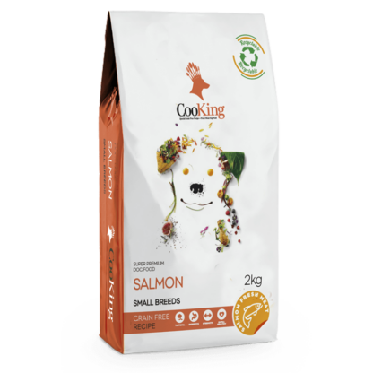 Cooking dog small breeds salmon 2 Kg